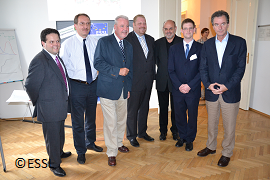 ESSL staff, partners and guests of the Grand Opening