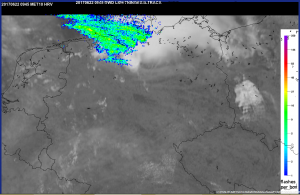 lightning density tracks